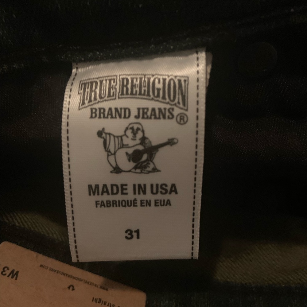 True Religion Camo Jeans Ricky Size 31